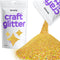 Hemway Craft Glitter - Gold Holographic | 100g Ultrafine Metallic Sequin Flakes for Resin & Epoxy Crafts | Supplies for Tumblers, Cards, Jewellery...