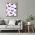Posterizer 1 pcs-Pink and Purple Cute Aesthetic Girly Butterflies-Art for Animal Lovers-Landscape & Nature Art-Gift for Girls, Teens-Living Room B...