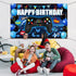 Blulu Video Game Happy Birthday Backdrop Game on Birthday Banner Level up Gaming Theme Party Background Photo Props for Party Wall Decorations Sup...
