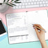 Clever Fox Meeting Notebook – Work & Business Organizer with Notes & Action Items – Notepad for Project Management & Meetings, A5 (Black)...