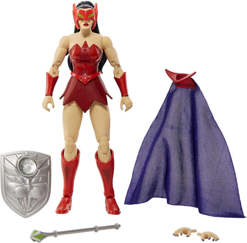 Masters of the Universe Masterverse Catra Action Figure with Accessories, 7-inch Motu Collectible Gift, Multicolor...