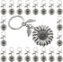 20PCS Sunflower Keychain Sunflower Key Ring Flower Keychain For Birthday Summer Party Wedding School Reward Sunflower Party Favor Bridesmaids Gift...