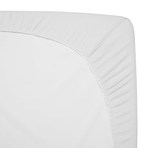 American Baby Company 2 Pack Fitted Crib Sheets 28" x 52", Soft Breathable Neutral 100% Cotton Jersey Sheet, White, for Boys and Girls, Fits Crib ...