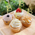 Sumerk 24PCS 18 Cupcake toppers Gold Glitter 18th Birthday Cupcake Picks Anniversary Party Decorations...