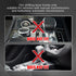 X AUTOHAUX Black Shifter Knob Automatic Gear Shift Knob with Push Buttons Universal Aluminum Alloy Lever Long Handle Stick with Adapter Set for Mo...