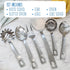 Darware Complete Serving Set (6-Piece, Silver); w/Pasta Server, Fork, Slotted Spoon, Ladle, & Cake/Casserole Server...