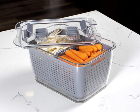 Kitchen Spaces - 1465A6-AMZ Kitchen Spaces Colander Bin, Medium, Gray...
