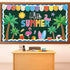 Hello Summer Bulletin Board Decorations Hawaiian Luau Classroom Bulletin Board Border Hawaiian Tropical Palm Paper Cutouts for Classroom Window Wa...