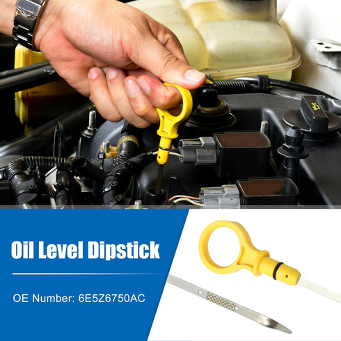 X AUTOHAUX 1 Pcs Engine Oil Dipstick Engine Oil Fluid Level Dipstick for Ford Escape Limited XLT 3.0L V6 Flex 2010-2012 No.6E5Z6750AC...