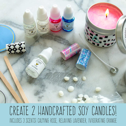 STMT D.I.Y. Custom Candles, Candle Maker Kit, DIY Candle Making Set, Make Your Own Candle Starter Kit for Kids, Ages 8+, Colors may vary...
