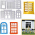 OOTSR 5PCS Metal Scrapbooking Die Cuts, Template Embossing folders, Window Background Frame Cutting Dies for Card Making, Scrapbooking Card Album ...