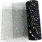 Laser Sequin Glitter Tulle Rolls 6 inch x 10 Yards (30 feet) Black Tulle Rolls Fabric Tutu for DIY Skirts Wedding Gift Wrap Sewing Crafting Bow Br...