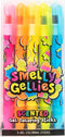 Smelly Gellies - Patented Gourmet Scented Glidewrite Gel Coloring Sticks, Crayons, Highlighters - 5 Count - Gifts for Kids...