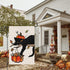 Louise Maelys Fall Black Cat Garden Flag 12x18 Double Sided, Small Burlap Welcome Autumn Garden Yard House Flags Pumpkin Thanksgiving Outside Outd...