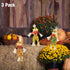 IFOYO 3 Pack Fall Harvest Scarecrow Decorations 15.75 Inch Scarecrows for Garden, Home, Yard, Porch, Thanksgiving Decor...