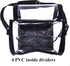 Trave Medium Makeup Brush Buddy Makeup Brush Holder Bag Cosmetic Kits Beauty Accessories Storage Organizer Bag with 4 Dividers & Shoulder Straps...