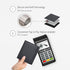 ESTALON Real Leather Trifold Wallet For Men-RFID Slim Tri Fold Wallets Minimalist 3 fold Credit Card Holder ID Window (Charcoal/Sierra)...