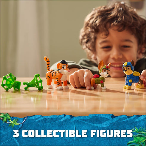 Paw Patrol: Jungle Pups Chase, Tracker & Tiger Action Figures with Projectile Launcher, Kids Toys for Boys and Girls Ages 3 and Up...