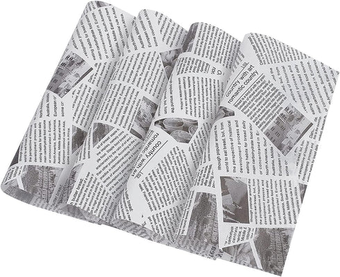 wax Paper Greaseproof Paper Food Packaging Parchment Paper French Fries Burger Cake Sandwich Wrapping Paper Baking Paper Q1. (silver)...