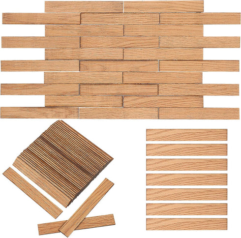 BESTOYARD 40Pcs Dollhouse Flooring Models 1:12 Scale Floor Boards Mini Wooden Dollhouse Floor Boards Geometric Doll House Furniture Mini House Rec...