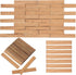 BESTOYARD 40Pcs Dollhouse Flooring Models 1:12 Scale Floor Boards Mini Wooden Dollhouse Floor Boards Geometric Doll House Furniture Mini House Rec...