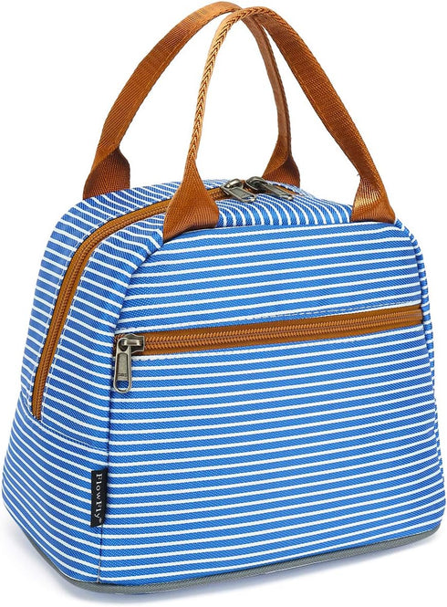 FlowFly Insulated Lunch Cooler Bag - Tote Bag Organizer for Women/Men, Royal...