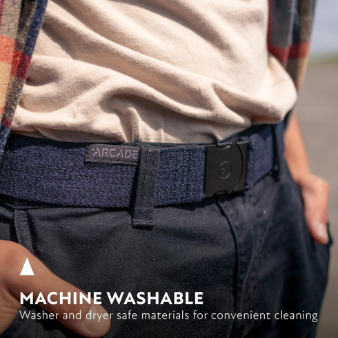 Arcade The Original Unisex Adventure Belt, Heavy Duty Elastic Webbing, Non-Metal Travel Friendly Buckle...
