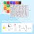 Dowsabel Friendship Bracelet Kit, 10000 Pcs 3mm Glass Seed Beads for Bracelet Making with Letter Alphabet Beads A-Z, 8/0 Craft Bead for Jewelry Ma...