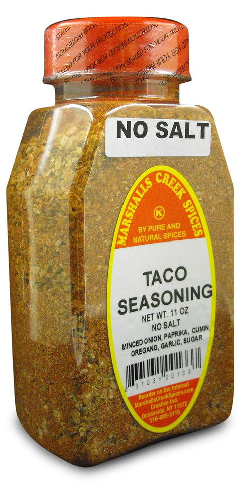 Marshall’s Creek Spices Taco No Salt Seasoning, New Size, 11 Ounce...