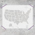American Flag Stencils United States Map Template - Reusable Memorial Day Stencil for President's Day Decorations Painting on Wood, Paper, Fabric,...