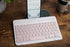 Ares Ultra-Slim Wireless Bluetooth Keyboard | Compatible with Computer Desktop iOS Android Laptop Smart TV and Windows 11/10/8 (Pink)...