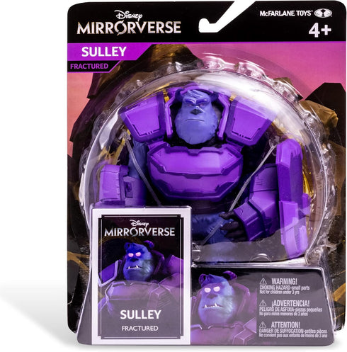 Disney Mirrorverse Sulley (Fractured) 5" Action Figure with Accessories...