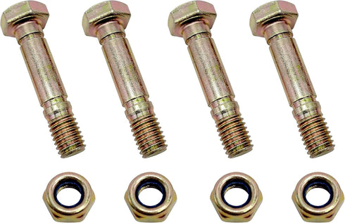 (Pack of 4) 710-0891 SnowBlower Shear Pin & Nuts fits MTD 910-0891 Snowblowers...