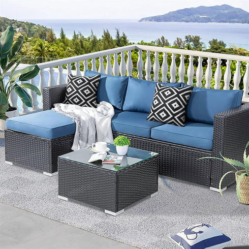 Adabana Outdoor Waterproof Boho Pillow Covers 18x18 Decorative Black and White Outdoor Throw Pillows Cover for Patio Furniture Garden Porch Pack o...