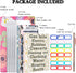Glitter Budget Planner,Money Saving Binder with Zipper Envelopes & Expense Budget Sheets,Envelopes Money Saving Challenge,Savings Budget Planner w...