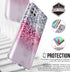 BAISRKE for Moto G 5G Case,Motorola One 5G Ace Case Glitter Sparkle for Girly Women,Shockproof Clear Hard Back Cover - Pink...