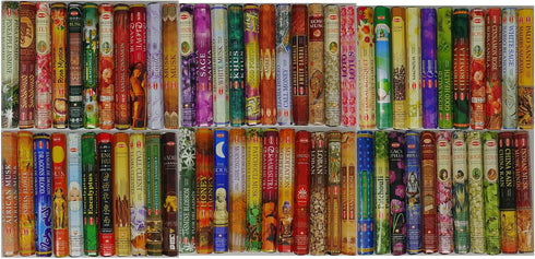 Hem Incense -12 Box Best Variety Pack 20 Sticks Each - 240 Sticks - 240g - 45+min Burn…...