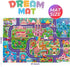 Oriate Kids Toy Dream Play Mat, Princess Castle Girls Pink Kids Playmat, Parent-Kid Interaction Pretend Game Mat for Playroom Classroom Bedroom Fl...