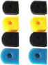 Aquarium Filter Replacement Sponge, Fish Tank Filter Replacement Parts, Including 2 x Coarse Sponge, 2 x Fine Sponge 4 x Black Sponge...