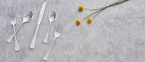 Oneida Colonial Boston Teaspoons, silverware set, Set of 4 5750004E...