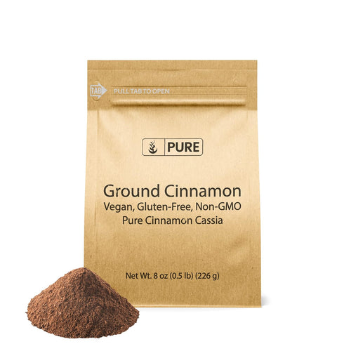 Pure Original Ingredients Ground Cinnamon (8 oz) Pure Cinnamon Cassia, Baking & More, Strong & Flavorful...