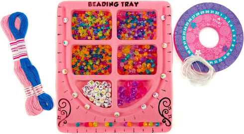 Just My Style My Very Own Jewelry Studio, Personalized Bracelet Making Kit With 1700+ Beads, Bead Kit Great for On-The-Go, Travel DIY Custom Acces...
