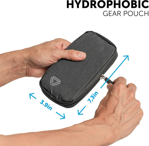 GW BICYCLES Cycling Wallet Water Resistant, Hydrophobic Case for Cyclists, Compact and Stylish Phone, Bills and Documents Protection for Outdoor A...
