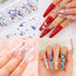 Multi Shapes 3D Glass AB Nail Art Rhinestones?Crystal Clear Flatback Rhinestones for Nails,with Storage Organizer Box?for Nail Art Crafts (1085 Pi...