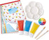 Hape Color Mix Painting - Activities and Art Supplies for Kids with Paint Set, Art Brushes, Paint Palette, Color Wheel, Binder Clip and A3 Activit...