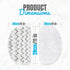 2 Pack Steam Mop Replacement Pads for Bissell Powerfresh Steam Mop 1940 1440 1544 1806 2075 Series, Model 19402 19404 19408 19409 1940a 1940f 1940...