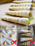 EUICAE Cream Horn Molds 5-inch Large Size Cream Horn Forms Pack of 16...