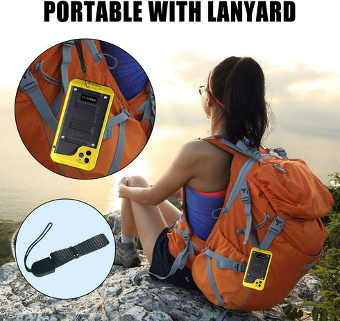 Mitywah Waterproof Case for iPhone 11 Pro, Heavy Duty Military Grade Shockproof Cover Built-in Screen Protection, Rugged Thick Full Body Protect M...