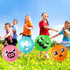 30 Pcs Pixelated Punch Balloons Colorful Latex Punch Ball Miner Video Game Party Favors Bounce Balloons with Rubber Band Handle for Birthday Party...