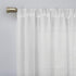 No. 918 Genevieve 2-pack 2-pack Linen Weave Sheer Semi-Sheer Grommet Curtain Panel Pair, 50" x 84", White...